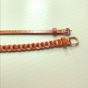 American Eagle Leather Belts Like New